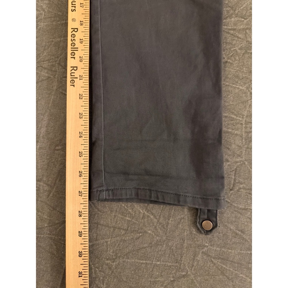 Democracy Ab Technology Gray Cargo Pants Womens 6 Utility Snap Hem B2342E8X2XX - Picture 9 of 10